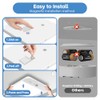 NARUNDREN Rechargeable Motion Sensor Ceiling Light with Remote, Wireless Ceiling