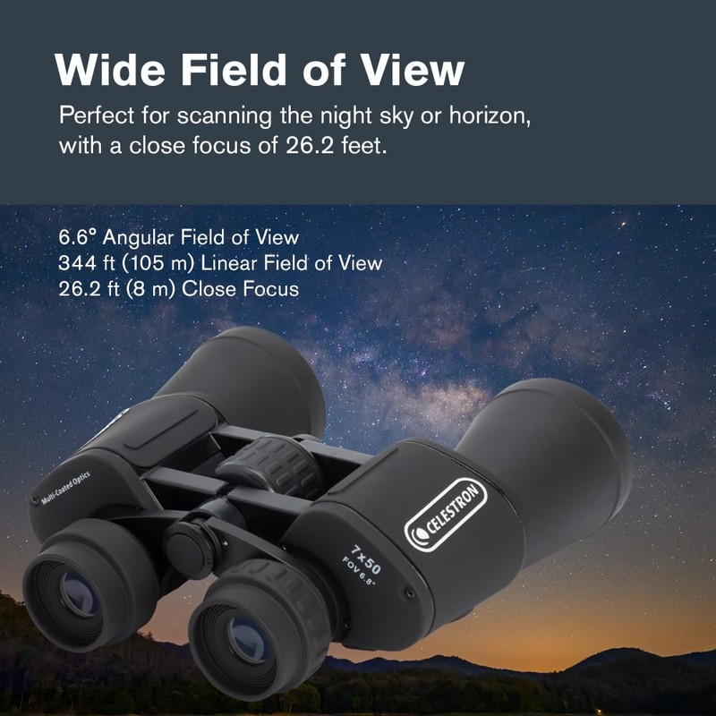 Celestron - Cometron 7x50 Astronomy Binoculars – Entry-Level for Stargazing