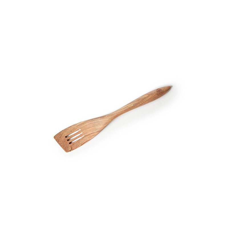 Berard Slotted Spatula Terra 32Cm Olive Wood, Brown