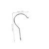 WATIIFUFU Pack of 10 Clothes Hanger Hooks Accessories Multi-Purpose Screw