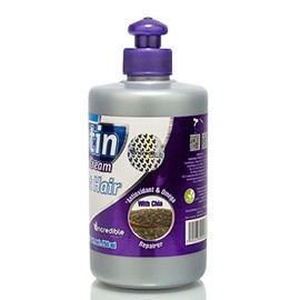Crema para Peinar con Biotina y Queratina para Cabello Liso Suave 250 ml Incredible
