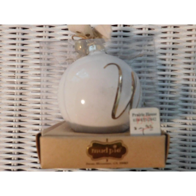 Mud Pie CHOICE OF MUD PIE TREE ORNAMENTS, 3" GOLD