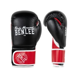 BENLEE Rocky Marciano Carlos Boxhandschuhe, Black/Red/White, 6 oz