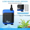 AQQA DC Aquarium Water Pump with Controller,4 Flow Adjustable,Feed Mode,IP68