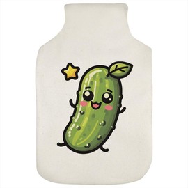 'Cute Kawaii Pickle' Hot Water Bottle Cover (HW00036606)