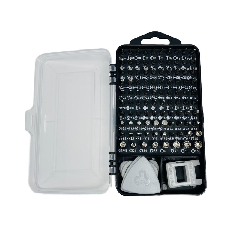 Precision Screwdriver Bits Set 117 Multi tool Piece, Magnetic Bits