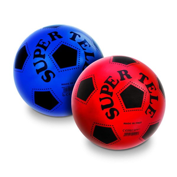 Mondo Toys 04204 SUPERTELE Children's Football Red/White/Yellow/Blue