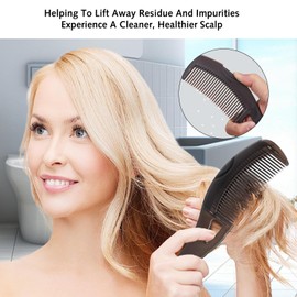 2 PCS dandruff comb,fine tooth comb,dandruff brush,Stainless Steel Fine High Strength Teeth Combs,Professional Wide Tooth Scalp Care Tool for Kid and Adult.