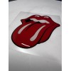 The Rolling Stones Tongue Sticker 3D Decal sticker raised