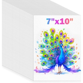 128 Sheets Watercolor Paper, Art Supplies for Kids, 7"x10" Cold Press Water Color Paper, 140lb/300gsm Artist Acrylic Painting Supplies for Adults, Watercolors, Paint Set, Colors, Sketchbook, Journal