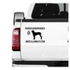 siviwonder Rhodesian Ridgeback Noise Alarm System Car Sticker Dog Foil