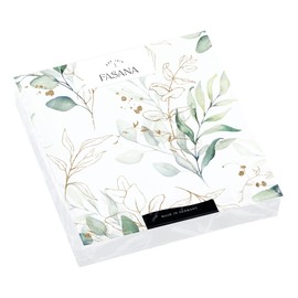 20 Napkins Elegant Mint Leaves | Mint | Plants | Nature | Elegant | Table Decoration | Decoupage | Decoupage | Decoupage | Decoupage | 33 x 33 cm