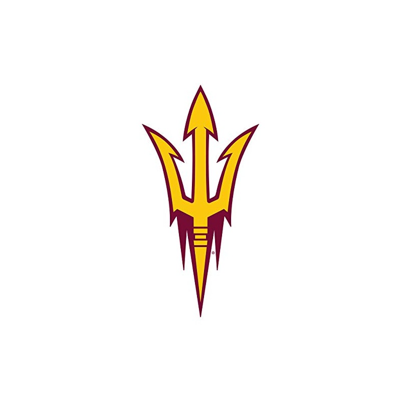 Craftique Arizona State Sun Devils Decal (REF Pitchfork Decal (4"),