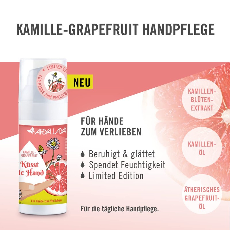 ARYA LAYA Chamomile Grapefruit Hand Care Kiss the Hand |