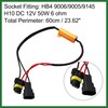 Motoforti 2pcs HB4 9006 9005 9145 H10 DC 12V 50W