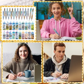 Fullhawl 40 Pieces Christmas Christian Gifts Bulk Spanish Christian Verses Bookmarks Bible Verse Ballpoint Regalos Cristianos En Español Religious Pen Gift Para Mujer Women Men Church