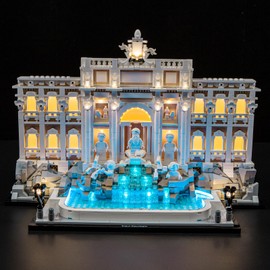 YEABRICKS LED Light for 21062 Architecture Trevi Fountain Building Blocks Model (Building Blocks Set Not Included)