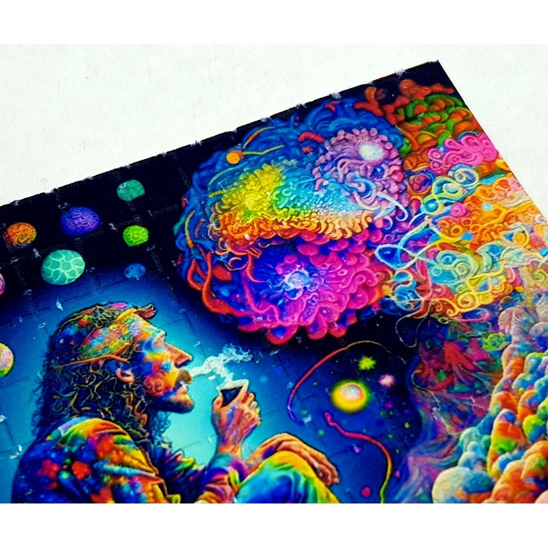 Pipe Dreams Blotter Art Blotter Art Psychedelic Art Gift Acid