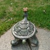 Turtle Butterfly Garden Statue Resin Fade Proof Weather Resistant Curious