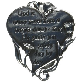Cathedral Art (Abbey & CA Gift Heart Visor Clip, God