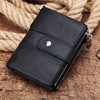 PORRASSO Leather Wallet RFID Protection Women's Wallet Credit Card Holder