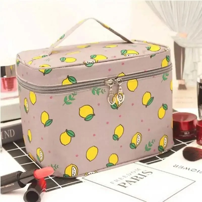 Large Capacity Makeup Bag – Travel Cosmetic Organizer Case with