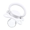 Landofgenie Large Teat Shield Dummy for Adults White