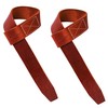Leatherific | Leather weight Lifting Wrist Straps | Set of