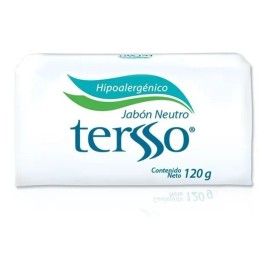Jabón Tersso Neutro Hipoalergénico 120g Para Piel Sensible Cuidado Corporal