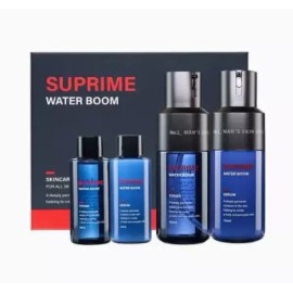 PLDK 피엘디크 수프라임 워터 붐 남성화장품 4종세트 PL&D Core Supreme Water Boom Men's Cosmetics 4-Piece Set