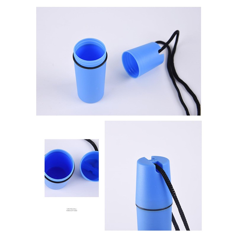 TERNCOEW Container Bottle Holder Storage Waterproof Boxes with Lanyard for