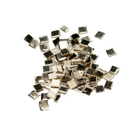 14K White Gold Chip Solder (Medium) 1 x 1mm (0.25 DWT ~102 pcs) Made in USA by CRAFT WIRE