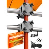 4smile SunnyGuy 2 x Parasol Holder Balcony Railing Anthracite +