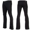 Wornstar Hellraiser Side Button Jeans - Black