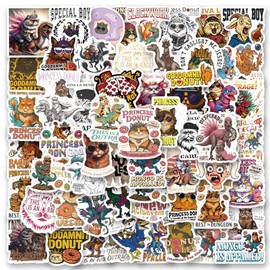 106 PCS Dungeon Crawler Carl Stickers Pack, for Water Bottle, Laptop, Phone, Scrapbook, Hard Hat, Bumper, Party Decoration Stickers, Art & Crafts