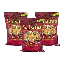 El Sabroso Salsitas Spicy Salsa Tortilla Chips 12 oz. Bag (3 Bags)