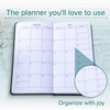 Harbor Pocket Monthly Planner 2025-2026, Calendar Planner and Notebook, Durable