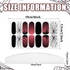 12 Sheets Halloween & Christmas Nail Polish Stickers Full Wraps,