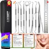 G.CATACC 10 Pack Dental Tools, Professional Plaque Remover for Teeth