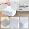 QBXMY7 2Pcs Diaper Wipes Dispenser, Refillable Wipe Container, Wipe Container