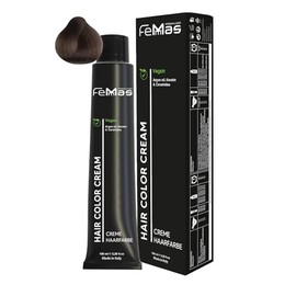 FemMas Hair Colour Light Blonde Ultra Intensive 8.00 I Professional Cream Hair Colour with Argan Oil, Keratin & Ceramides I As Permanent Hair Colouring for Radiant, Durable Colour Results 100 ml