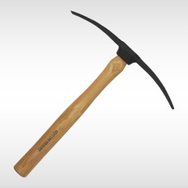 Dunnet Tools Hammer with Fibreglass Handle - Durable Carbon Steel Head Camping Hammer Lightweight Pin Hammer Use Shaft for Small, Pin, Panel, Tack, and Nails Clip (400g Mortar Pick)