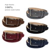 Granada Men's 100% Suede Nubuck Leather Dress Belt 1-3/8" Wide