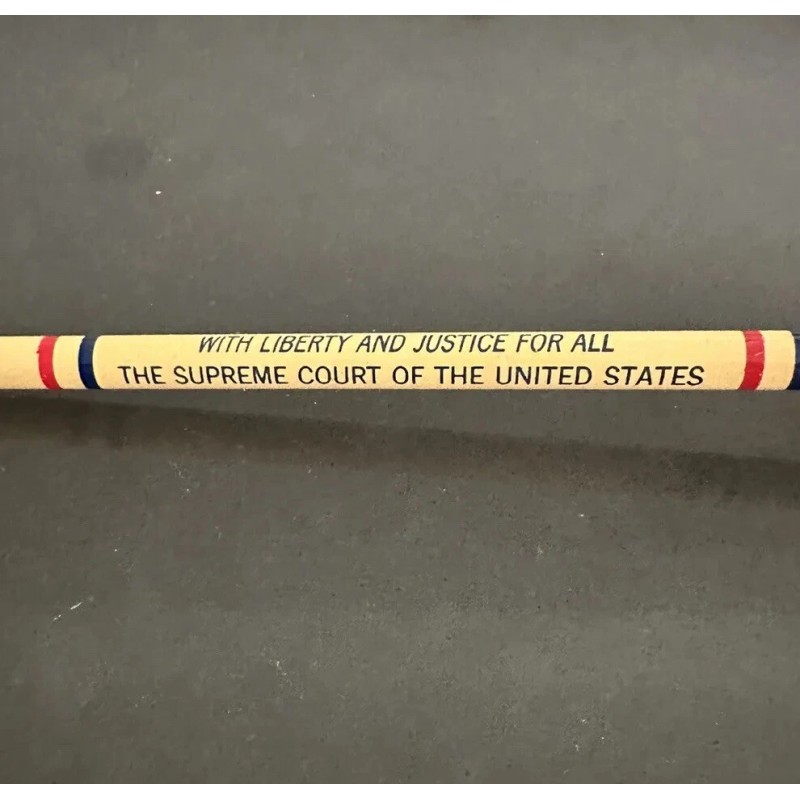 Vintage Supreme Court Double Eraser Gavel Pencil - Liberty &