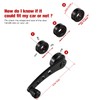 ULTECHNOVO Aluminum Alloy Car Window Riser Handle, Universal Window Crank