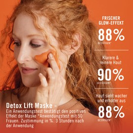 ARYA LAYA Miracle Mask Detox Lift, 30 ml – Gesichtsmaske zur Tiefenreinigung, klärendes Detoxing mit Glättungs-Effekt, strafft, erfrischt belebt sofort sichtbar