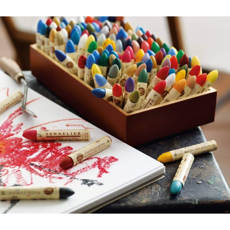 Sennelier Pastels Oil 24 Colours Portrait - Made in France
