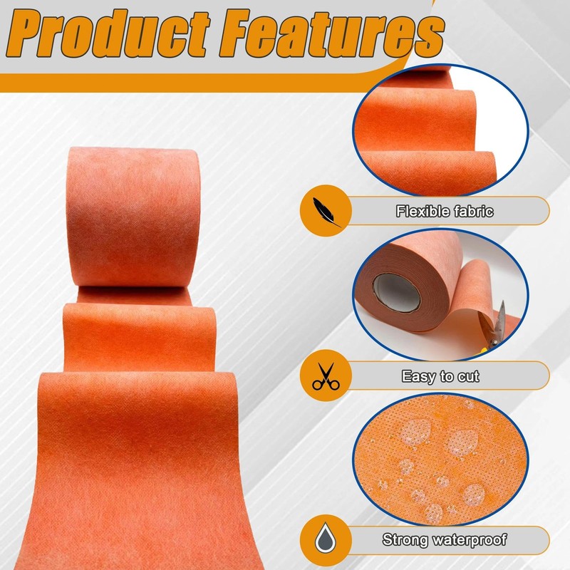 ‌Qkxut Premium Shower Waterproofing Membrane – SBC Polyethylene Composite for