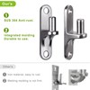 Insaga 2pcs Wall Mount Gate Hinge for Farm Gate, 304