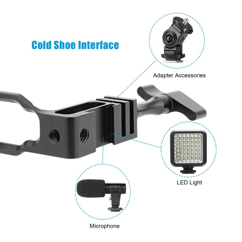 Forevercam Aluminum 90° Vertical Elbow Mount Adapter Compatible for Gopro